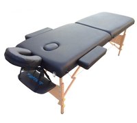 Складной массажный стол Optifit Belleza MT-27 black