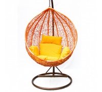 Подвесное кресло KVIMOL KM 0001 малая оранжевая корзина